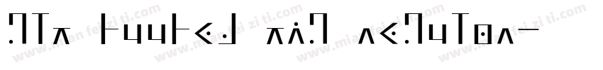 GLT Huuhed Tig Regular字体转换